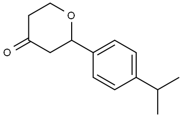 2-(4-isopropylphenyl)tetrahydro-4H-pyran-4-one|