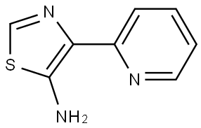 5-Amino-4-(2-pyridyl)thiazole Struktur