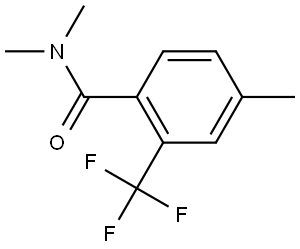 N,N,4-trimethyl-2-(trifluoromethyl)benzamide Structure