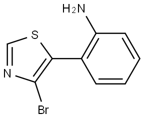 4-Bromo-5-(2-aminophenyl)thiazole Struktur