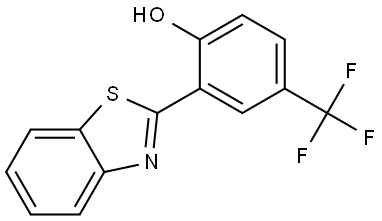 2-(Benzo[d]thiazol-2-yl)-4-(trifluoromethyl)phenol Structure