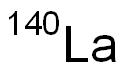 Lanthanum-140 Struktur