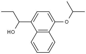 α-Ethyl-4-(1-methylethoxy)-1-naphthalenemethanol Structure