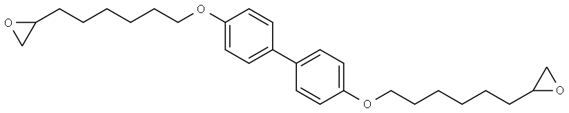 4,4'-Bis((6-(oxiran-2-yl)hexyl)oxy)-1,1'-biphenyl Struktur