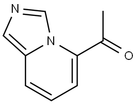 1-(Imidazo[1,5-a]pyridin-5-yl)ethan-1-one Struktur