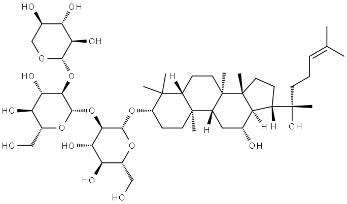 β-D-Glucopyranoside, (3β,12β)-12,20-dihydroxydammar-24-en-3-yl O-β-D-xylopyranosyl-(1→2)-O-β-D-glucopyranosyl-(1→2)-|三七皂苷ST-4