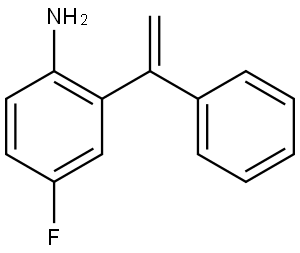 4-Fluoro-2-(1-phenylvinyl)aniline Structure