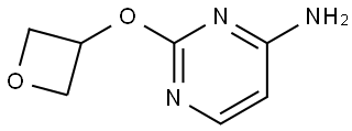 2-(oxetan-3-yloxy)pyrimidin-4-amine Struktur