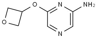 6-(oxetan-3-yloxy)pyrazin-2-amine Struktur