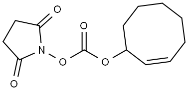 TCO* - NHS carbonate / EQUATORIAL isomer|(E)-环辛-2-烯-1-基 (2,5-二氧代吡咯烷-1-基) 碳酸酯 AXIAL DIASTEREOISOMER