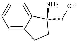 (S)-(1-amino-2,3-dihydro-1H-inden-1-yl)methanol Structure