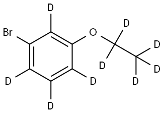 3-(Ethoxy)bromobenzene-d9 Struktur