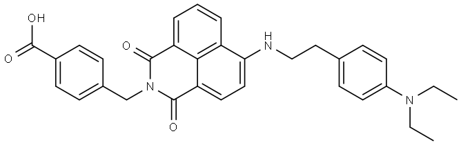 Diethylamino-PET-pH acid Structure