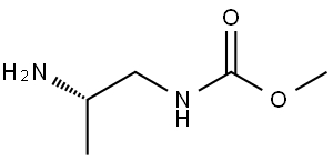 Carbamic acid, N-[(2S)-2-aminopropyl]-, methyl ester Struktur