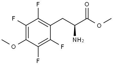 2,3,5,6-Tetrafluoro-O-methyl-L-tyrosine methyl ester Structure