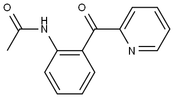 2-(2-Acetamido-benzoyl)-pyridin Structure