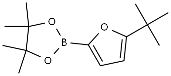 5-(tert-butyl)furan-2-boronic acid pinacol ester Struktur