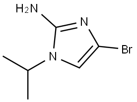 4-bromo-1-isopropyl-1H-imidazol-2-amine Structure