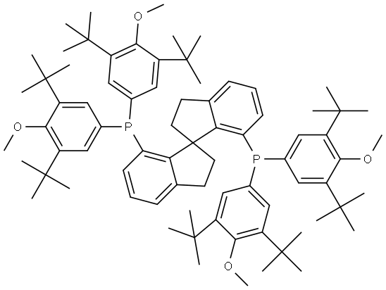 Phosphine, 1,1'-[(1R)-2,2',3,3'-tetrahydro-1,1'-spirobi[1H-indene]-7,7'-diyl]bis[1,1-bis[3,5-bis(1,1-dimethylethyl)-4-methoxyphenyl]-|螺环双膦配体
