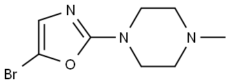 5-bromo-2-(4-methylpiperazin-1-yl)oxazole|