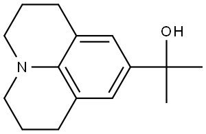 2,3,6,7-Tetrahydro-α,α-dimethyl-1H,5H-benzo[ij]quinolizine-9-methanol 结构式