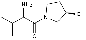 2-amino-1-((R)-3-hydroxypyrrolidin-1-yl)-3-methylbutan-1-one Structure