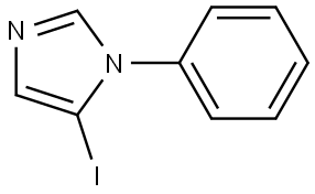 5-iodo-1-phenyl-1H-imidazole Structure