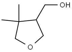 (4,4-Dimethyltetrahydrofuran-3-yl)methanol Structure