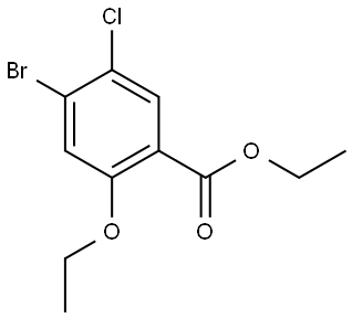 Ethyl 4-bromo-5-chloro-2-ethoxybenzoate Structure