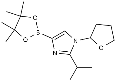 1-(Oxolan-2-yl)-2-(iso-propyl)-1H-imidazole-4-boronic acid pinacol ester|