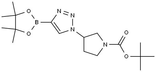 1-(N-BOC-PYRROLIDIN-3-YL)-4-(TETRAMETHYL-1,3,2-DIOXABOROLAN-2-YL)-1H-1,2,3-TRIAZOLE|