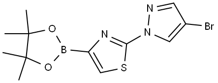 2-(4-Bromo-1H-pyrazol-1-yl)thiazole-4-boronic acid pinacol ester|