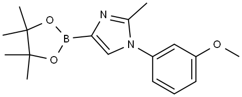 1-(3-methoxyphenyl)-2-methyl-4-(4,4,5,5-tetramethyl-1,3,2-dioxaborolan-2-yl)-1H-imidazole|
