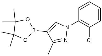 3-Methyl-1-(2-chlorophenyl)-1H-pyrazole-4-boronic acid pinacol ester|