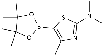 4-Methyl-2-(dimethylamino)thiazole-5-boronic acid pinacol ester|