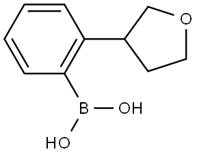 Boronic acid, B-[2-(tetrahydro-3-furanyl)phenyl]- Struktur