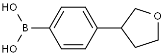 Boronic acid, B-[4-(tetrahydro-3-furanyl)phenyl]- Struktur