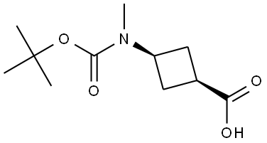 (1s,3s)-3-[(tert-butoxycarbonyl)(methyl)amino]cyclobutane-1-carboxylic acid|