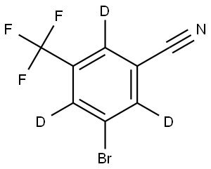 3-bromo-5-(trifluoromethyl)benzonitrile-2,4,6-d3|