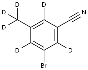 3-bromo-5-(methyl-d3)benzonitrile-2,4,6-d3|