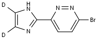 3-bromo-6-(1H-imidazol-2-yl-4,5-d2)pyridazine|