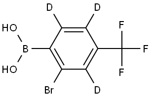 (2-bromo-4-(trifluoromethyl)phenyl-3,5,6-d3)boronic acid|