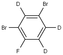 2,4-dibromo-1-fluorobenzene-3,5,6-d3 Struktur