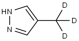 4-(methyl-d3)-1H-pyrazole Struktur