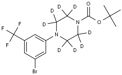 tert-butyl 4-(3-bromo-5-(trifluoromethyl)phenyl)piperazine-1-carboxylate-2,2,3,3,5,5,6,6-d8|