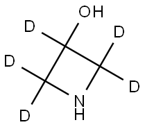azetidin-2,2,3,4,4-d5-3-ol Struktur