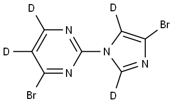 4-bromo-2-(4-bromo-1H-imidazol-1-yl-2,5-d2)pyrimidine-5,6-d2|