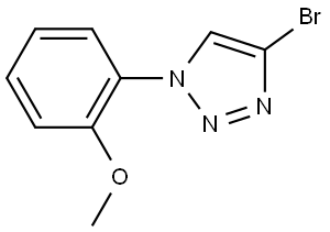 4-bromo-1-(2-methoxyphenyl)-1H-1,2,3-triazole Struktur