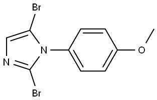 2,5-dibromo-1-(4-methoxyphenyl)-1H-imidazole|