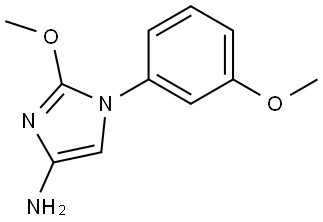 2-methoxy-1-(3-methoxyphenyl)-1H-imidazol-4-amine|